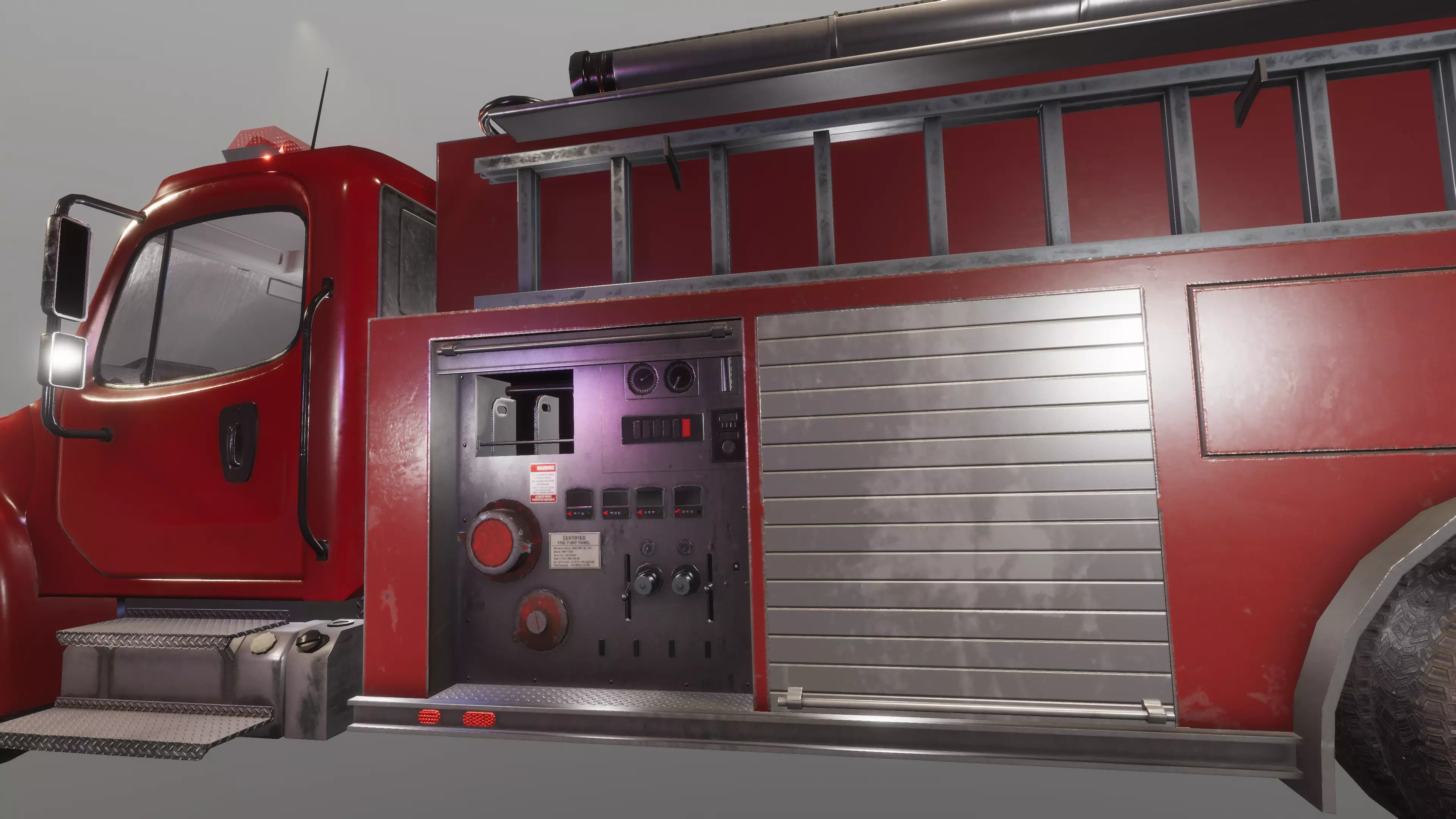Fire truck equipment