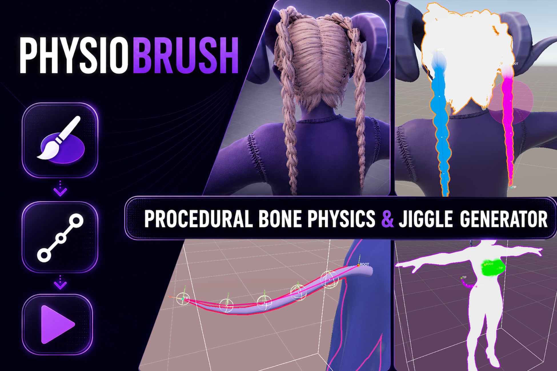 PhysioBrush — Unity Asset Store cover
