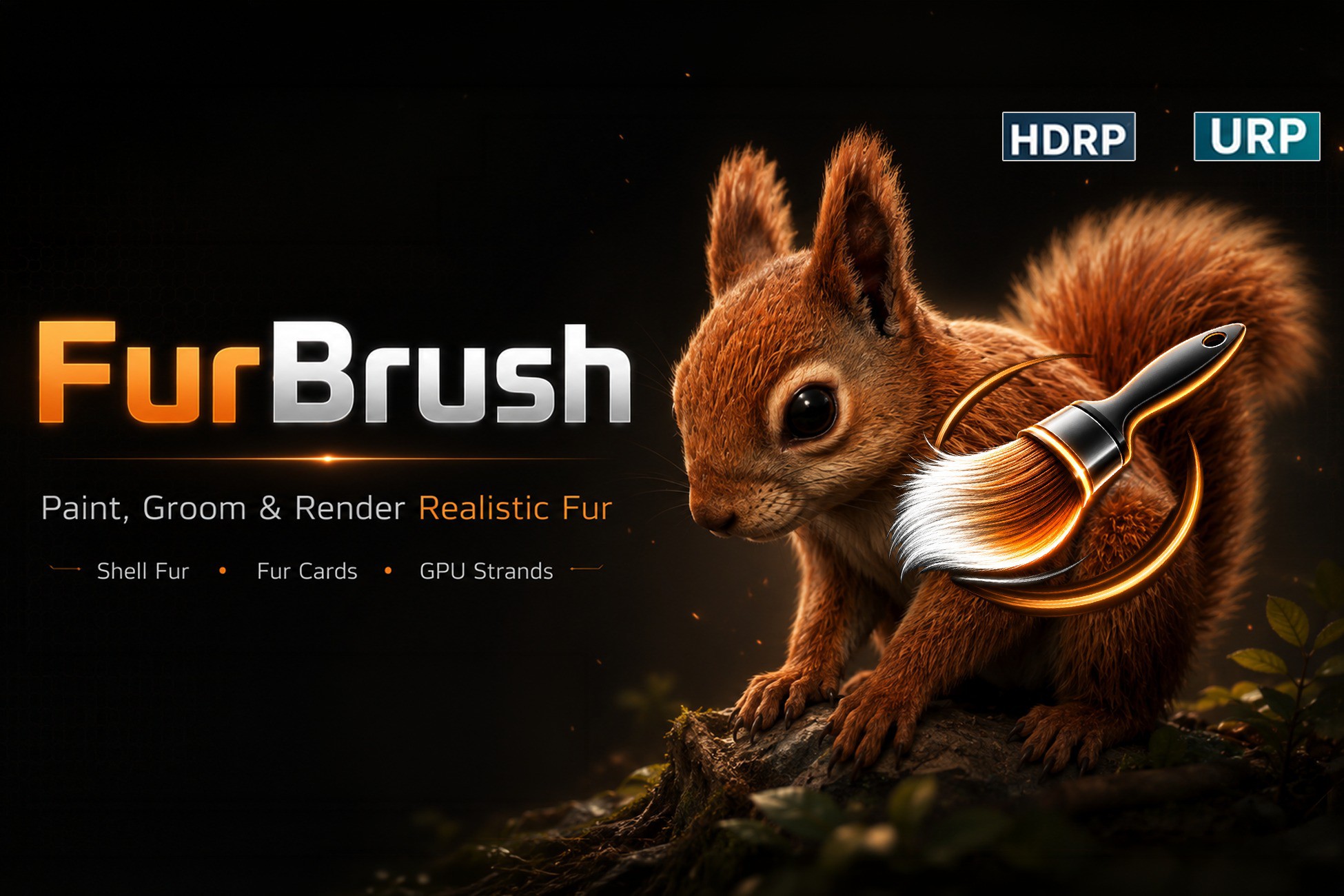 FurBrush Studio — Unity Asset Store cover